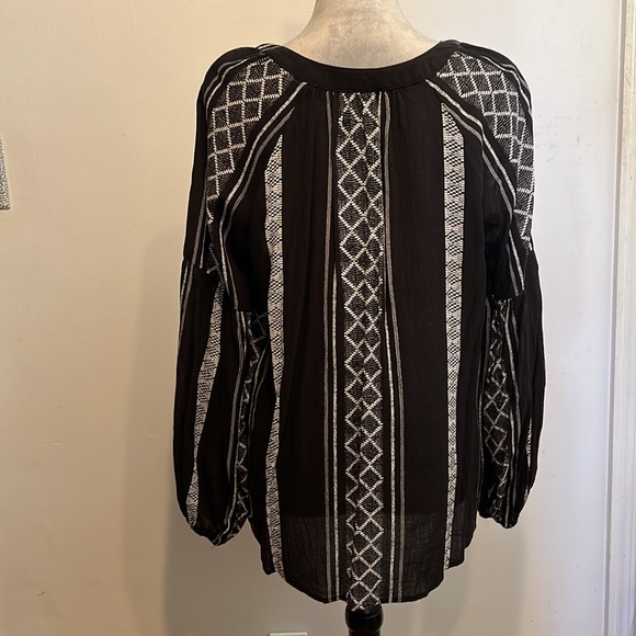 Boutique Cotton Bleu blouse - Picture 3 of 6